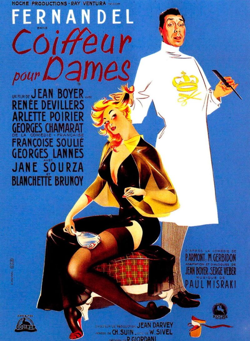 Coiffeurs pour dames - Affiche