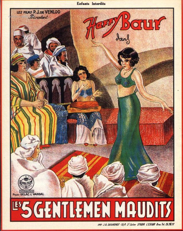 Les Cinq Gentlemen maudits - Affiche