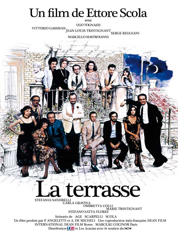La terrasse - Affiche