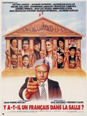 Y A-T-IL UN FRANÇAIS DANS LA SALLE ? - Affiche